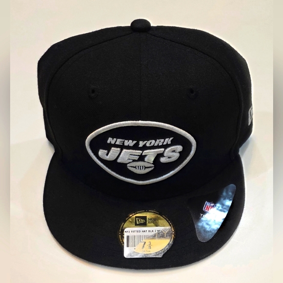 New Era Other - NEW YORK JETS|New Era 59Fifty Team Headwear|Black/White Colorway|Size 7 3/8